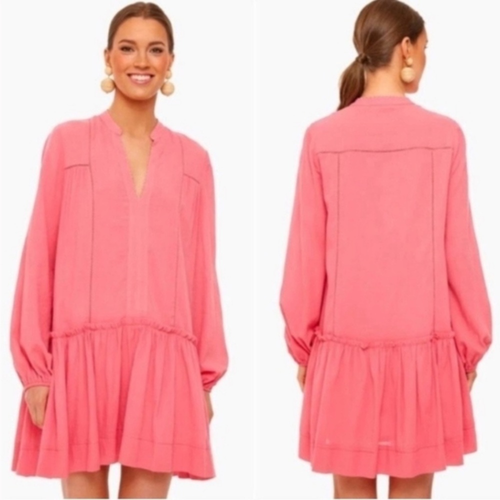 Tuckernuck Pomander Place Ophelia Dress S Balloon Sleeve Gauze Swim Cover Resort